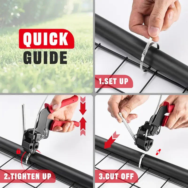 Stainless Steel Cable Tie Gun Kit